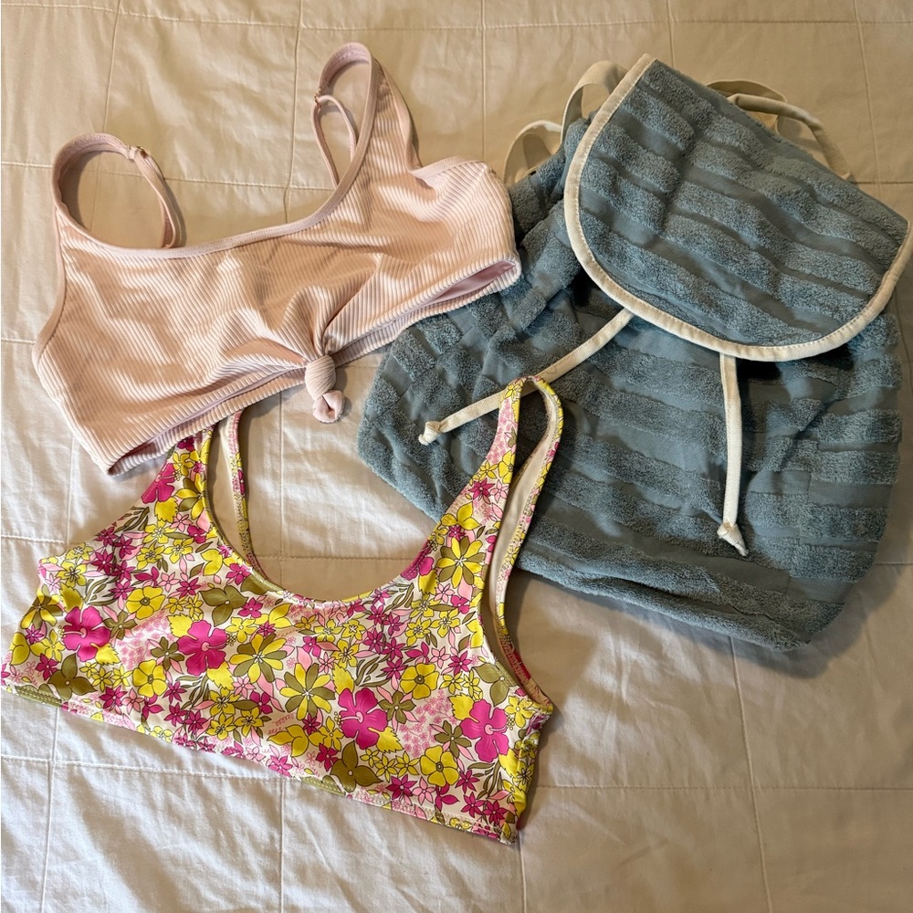 Frankie’s Bikini Top & Beach Bag Bundle